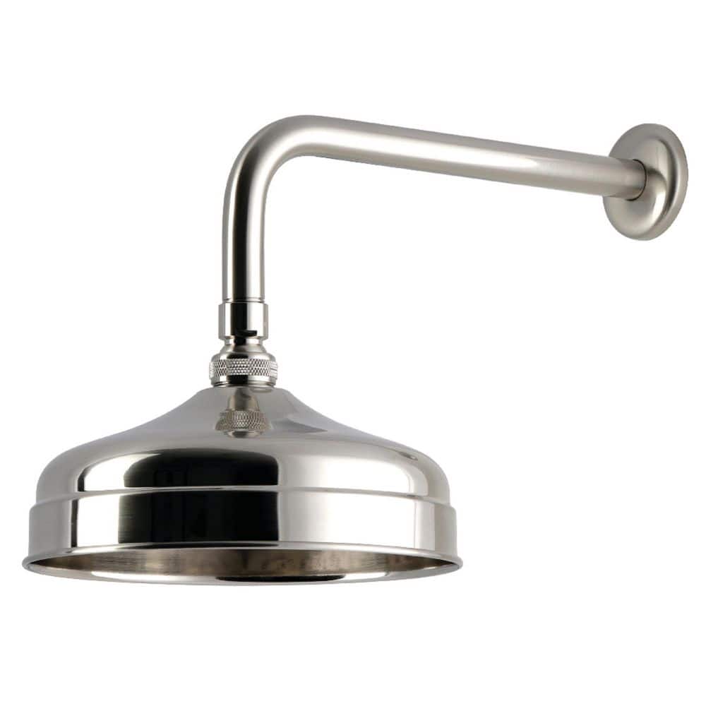 Trimscape 1-Spray 8 in. Wall Mount Rain Spray Shower Head with Shower Arm & Flange in Brushed Nickel price history on PriceWatchPro