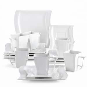 Flora 18-Piece Porcelain Dinnerware Set (Service For 6)