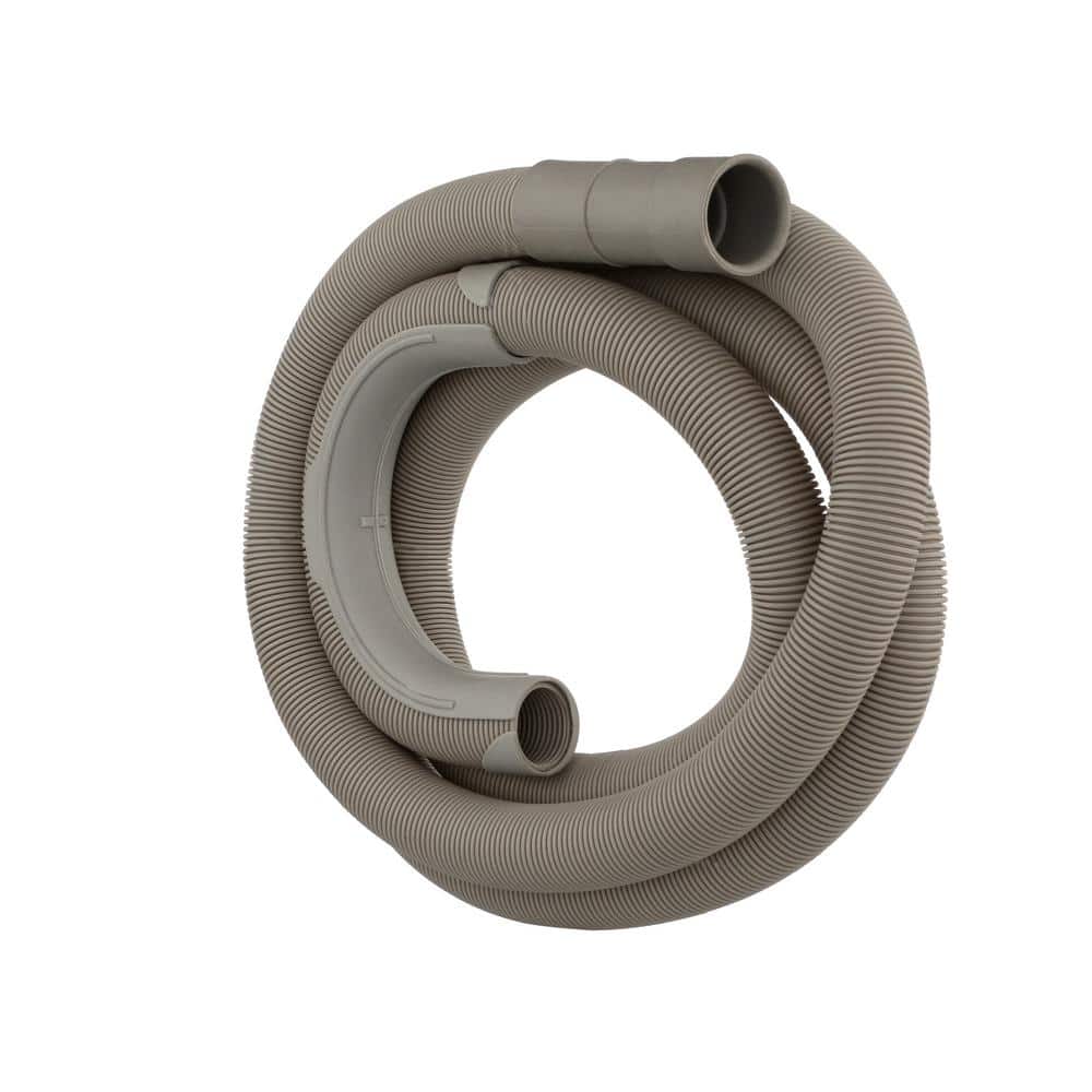 Flexible 8 ft. Corrugated Washing Machine Discharge Hose