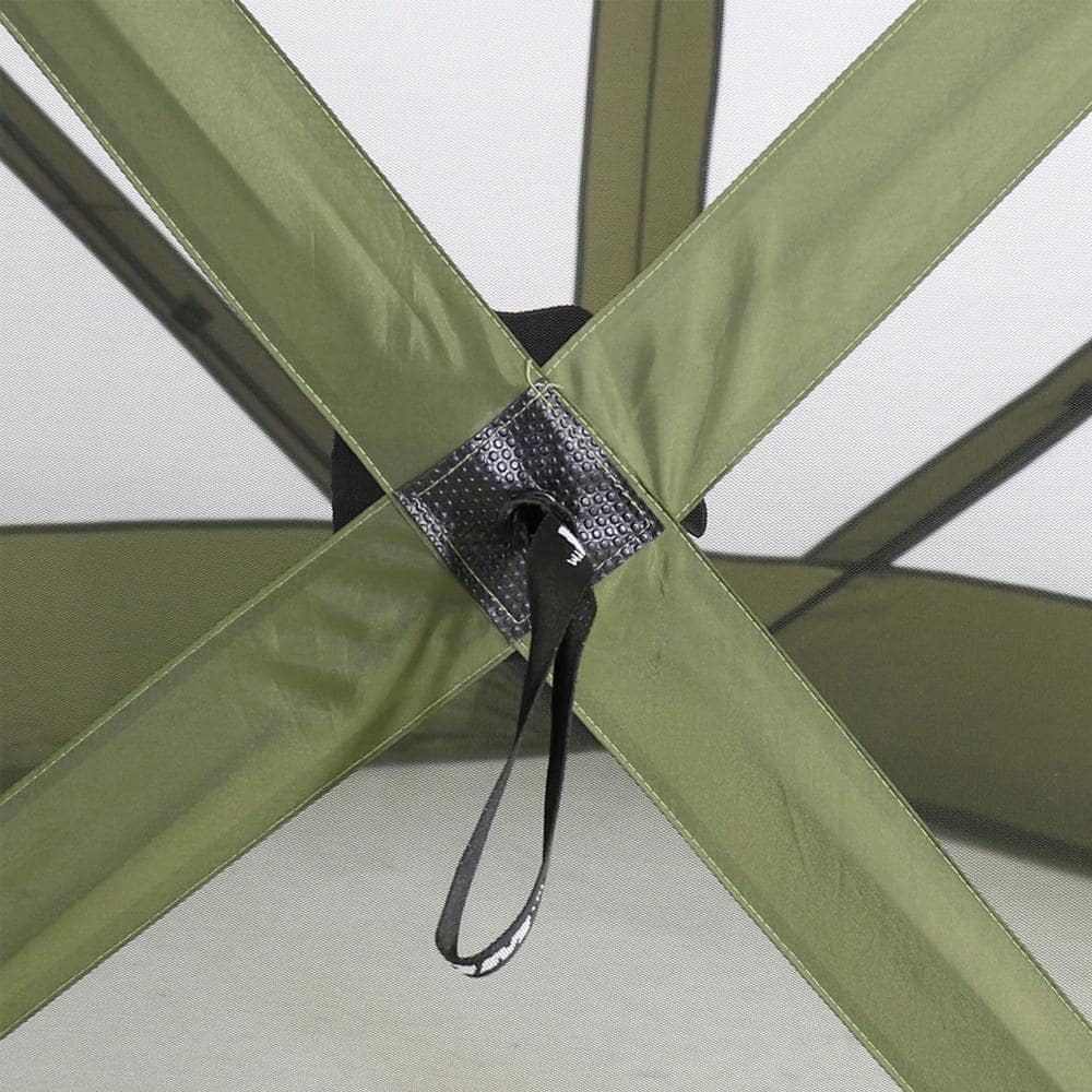 Green Fiberglass Portable Outdoor Camping Canopy Shelter