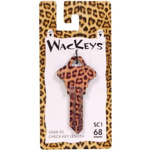 #68 Leopard Key Blank