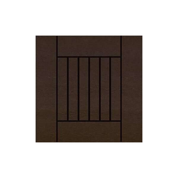 WeatherStrong Daytona 13 in. W x 0.75 in. D x 13 in. H in Hickory Matte Cabinet Door Sample