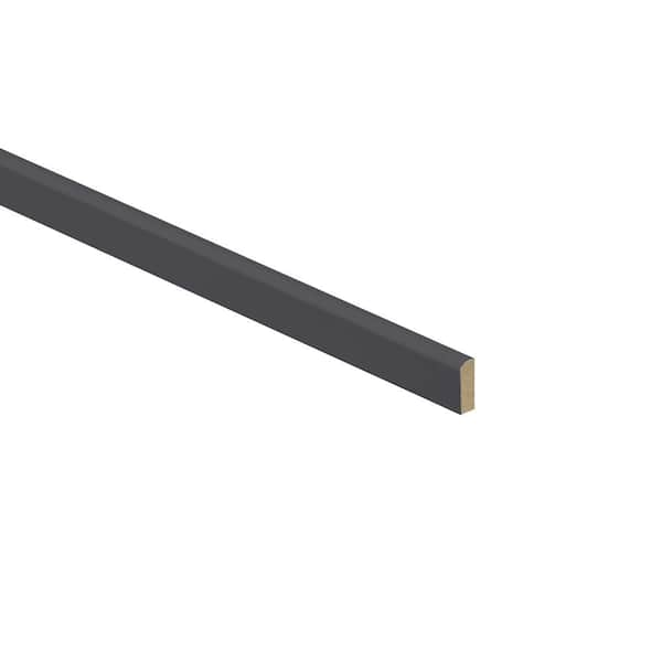 Washington Franklin Hargrove 96 in. W x 0.25 in. D x 0.75 in. H in Valiant Onyx Scribe Molding