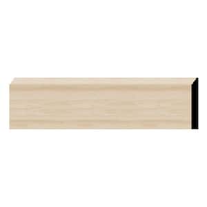 WM618 0.56 in. D x 5.25 in. W x 96 in. L Wood White Oak Baseboard Moulding