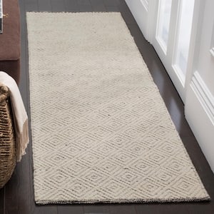 Natura Ivory/Light Gray 2 ft. x 10 ft. Geometric Runner Rug