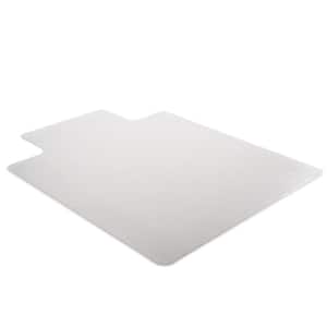 Low Pile Clear 36 in. x 48 in. Vinyl DuraMat with Lip Chair Mat