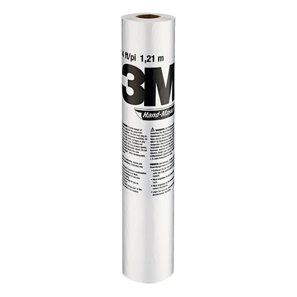 3M Clear 4 ft x 180 ft Pre-Folded Masking Film