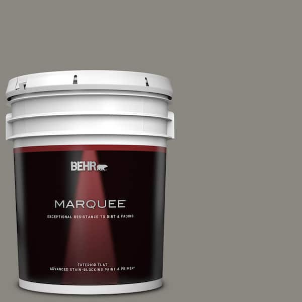 BEHR MARQUEE 5 gal. Home Decorators Collection #HDC-NT-23 Wet Cement Flat Exterior Paint & Primer