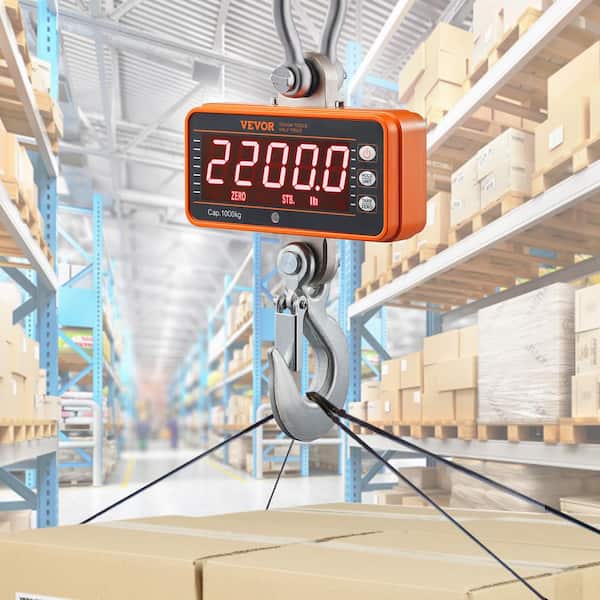VEVOR Digital Crane Scale 2200 lbs. Industrial Heavy Duty