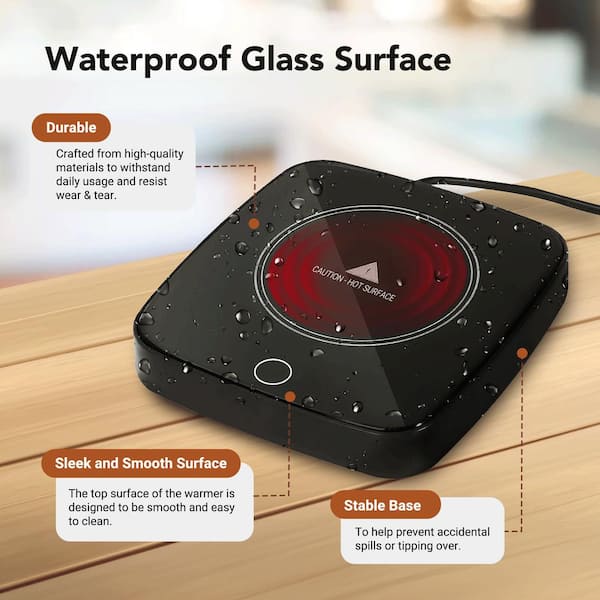 Coffee Mug Warmer, Electric Coffee Warmer for Desk with 3 Temperature  Settings WHK2918 - The Home Depot