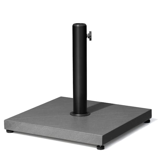 Pellebant 40 lbs. Concrete and Steel Patio Umbrella Base in Gray