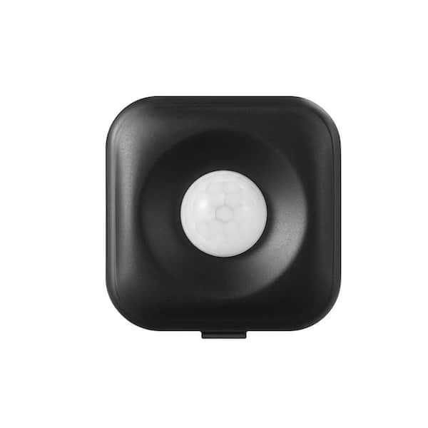 Black Plastic Wireless Battery-Operated Motion Sensor