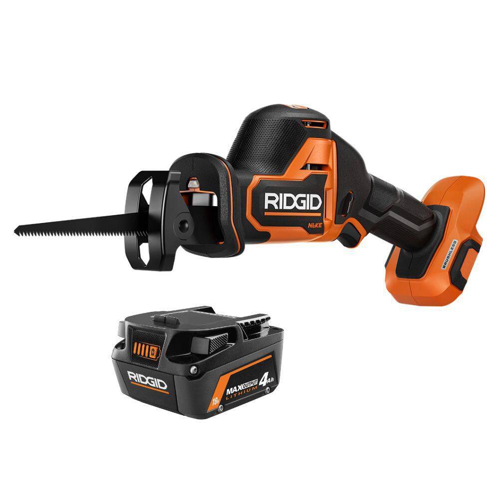 18V NUKE SubCompact Brushless Cordless One-Handed Reciprocating Saw with 18V 4.0 Ah MAX Output Lithium-Ion Battery price history on PriceWatchPro
