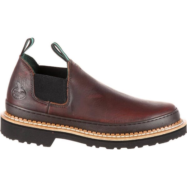 GEORGIA BOOT Men's Giant Romeo Work Shoe - Steel Toe - Brown