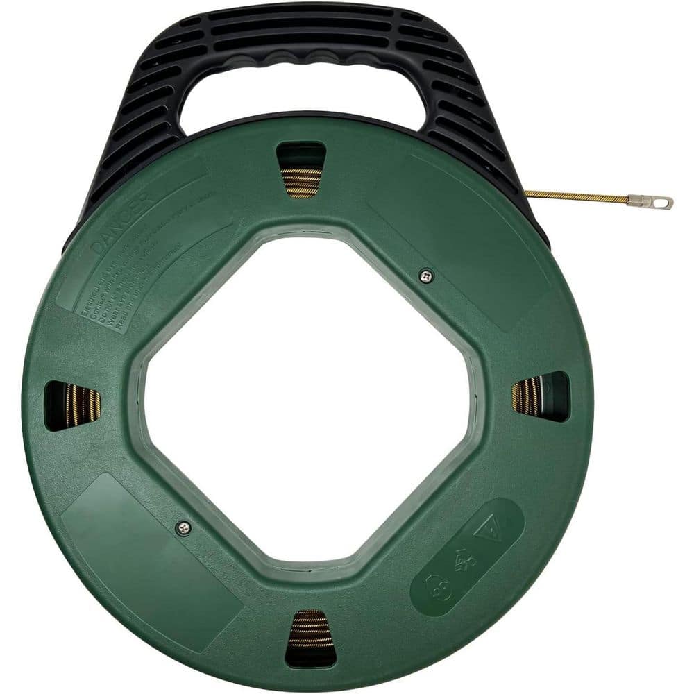 100 ft Fiberglass Electrical Fish Tape with 360 Degree Rotary Joint Non-Conductive Wire Puller Features price history on PriceWatchPro