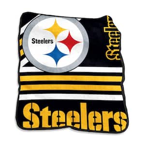 Pittsburgh Steelers Multi-Colored Raschel Throw
