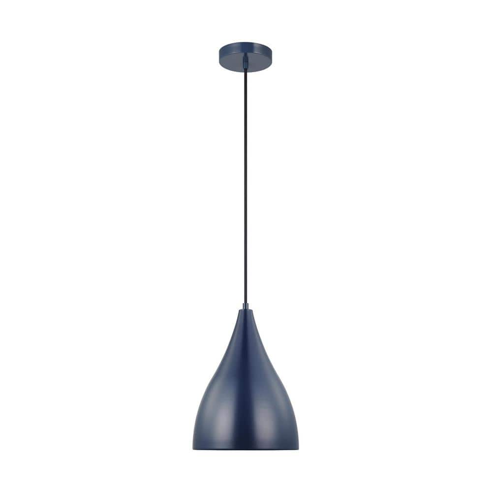 Oden 1-Light Navy Small Statement Pendant Light price history on PriceWatchPro