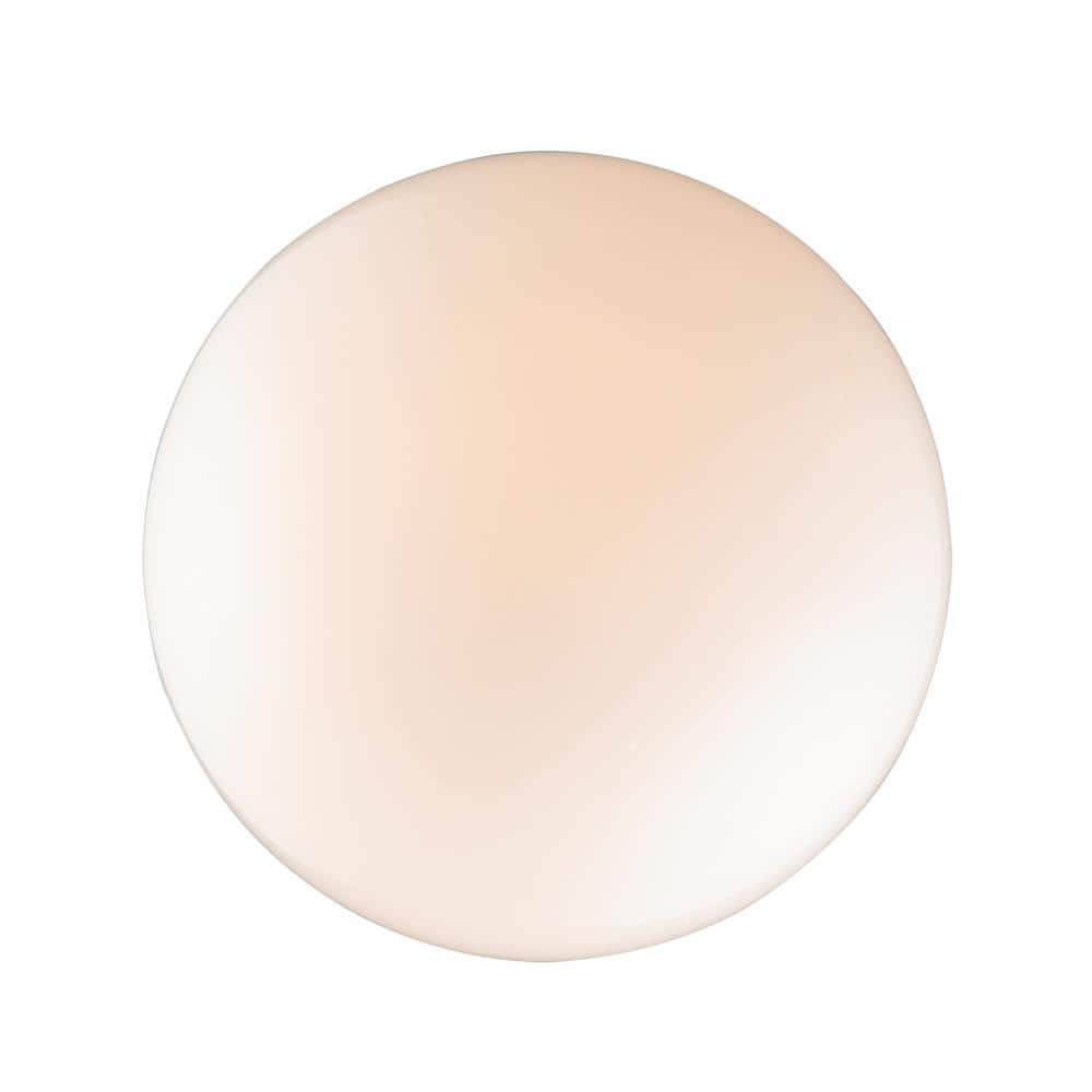 Dash 6" Rubbed Oil Bronze Glass Globe Flush Mount
