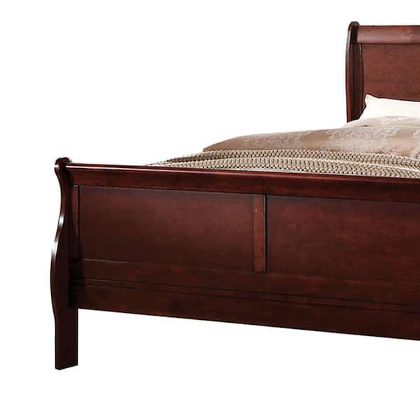 Acme Furniture 23730Q Louis Philippe Queen Bed Black  Black bedding,  Headboards for beds, Eastern king bed