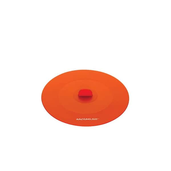 Rachael Ray Tools and Gadgets 7.5 in. Small Suction Lid in Orange