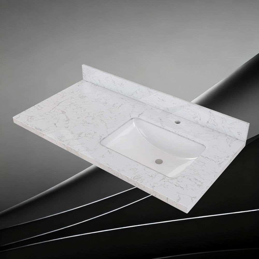 【25FW新作】定価92,400円 STONE 最高峰カーゴ W33 Getpro 42 in. W x 22 in. D Engineered Stone Rectangular Right