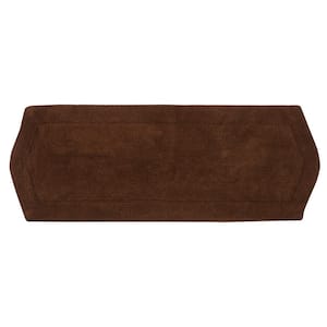 Waterford Collection 100% Cotton Tufted Bath Rug, 22 x 60 Runner, Chocolate