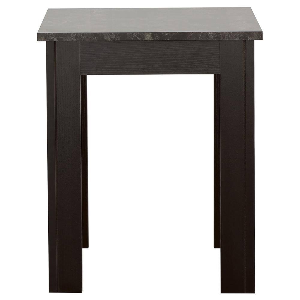 Transitional 3-Piece Black Rectangular Coffee and End Table Set