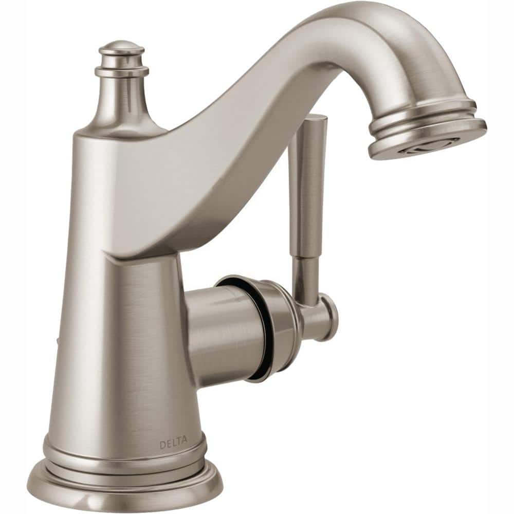 Mylan High-Arc Brushed Nickel Single Handle Bathroom Faucet