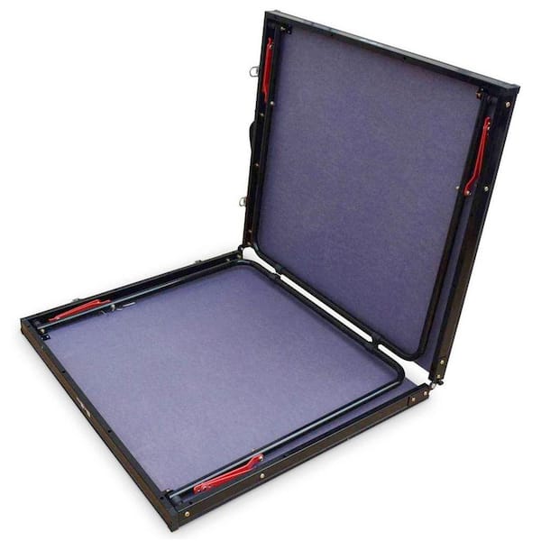 Indoor Foldable and Portable 4.5 ft. Mid-Size Table Tennis Table with Net and 2 Table-Tennis Paddles