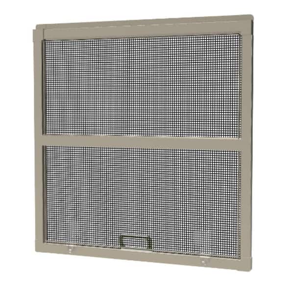 37.1875 in. x 54.25 in. Clay Aluminum Replacement Window Screen Compatible with Andersen 200 Tilt-Wash Double Hung
