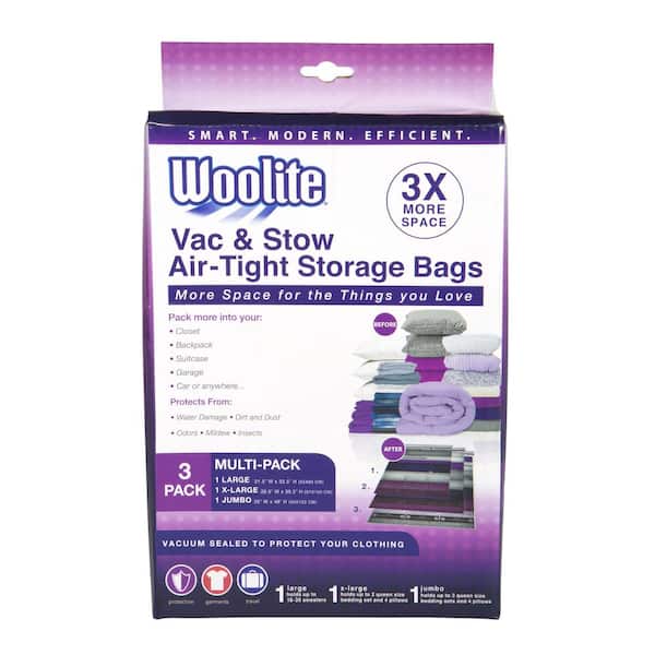 3PC VACUUM STORAGE BAGS MULTI-PACK