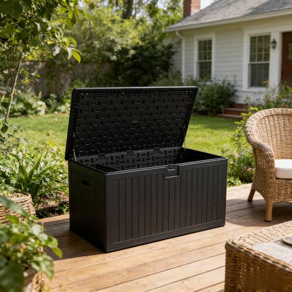 IALTRUISTIC 260 gal. Resin Deck Box Plastic Patio Outdoor Lockable