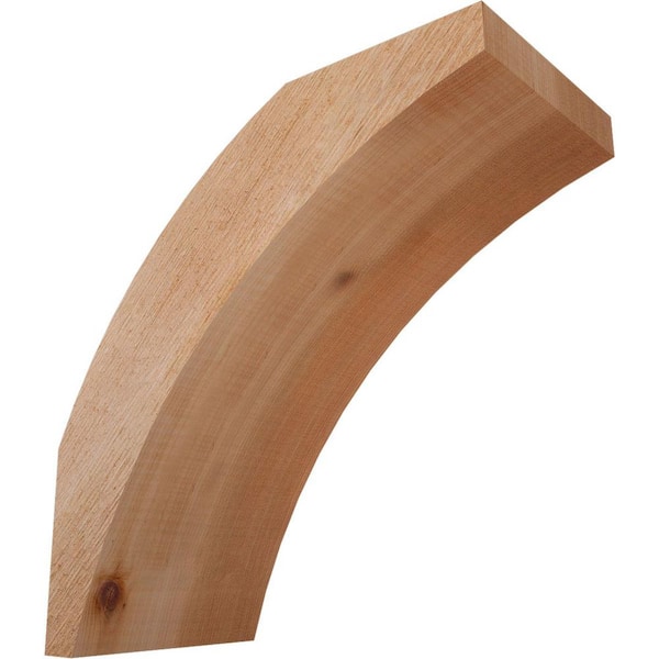 6"W x 12"D x 12"H Thorton Rough Sawn Knee Brace, Western Red Cedar