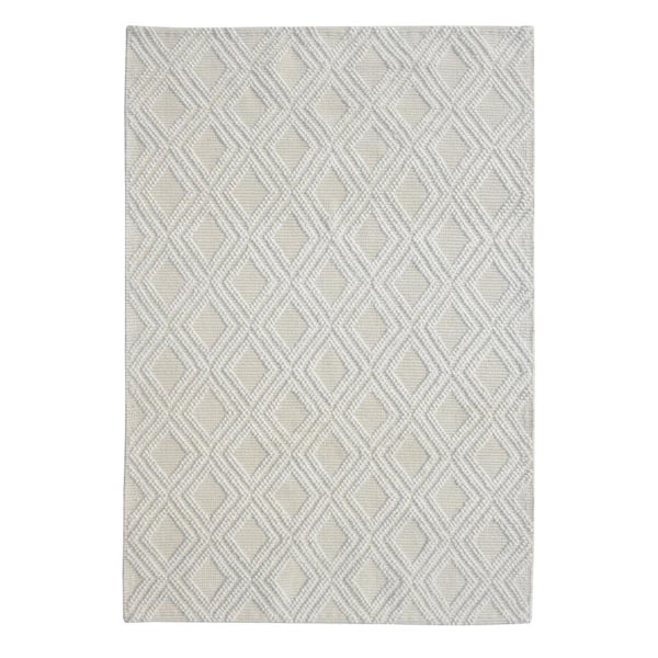 Renewed Ivory 8 ft. x 10 ft. Farmhouse Upcycled Handwoven Area Rug