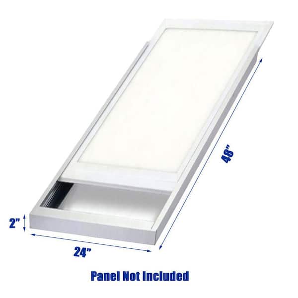 eSenLite 2 ft. x 4 ft. LED Ceiling Light Universal Surface