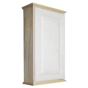 Aventura 15.5 in. W x 25.5 in. H x 8 D Unfinished Wood Surface Mount Wall Cabinet