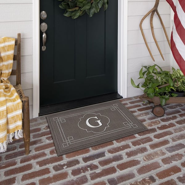 Mohawk Home Flagstone Monogram G Door Mat, Multi 2' x 3