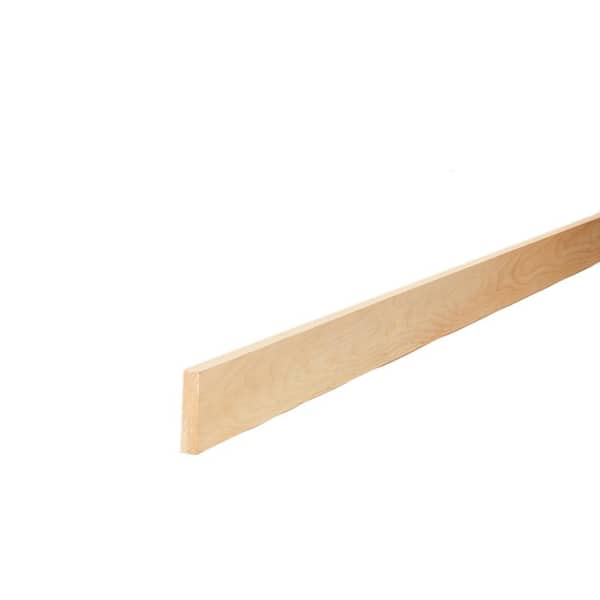 Unbranded - 1 in. x 4 in. x 8 ft. Select Kiln-Dried Square Edge Common Softwood Whitewood Board