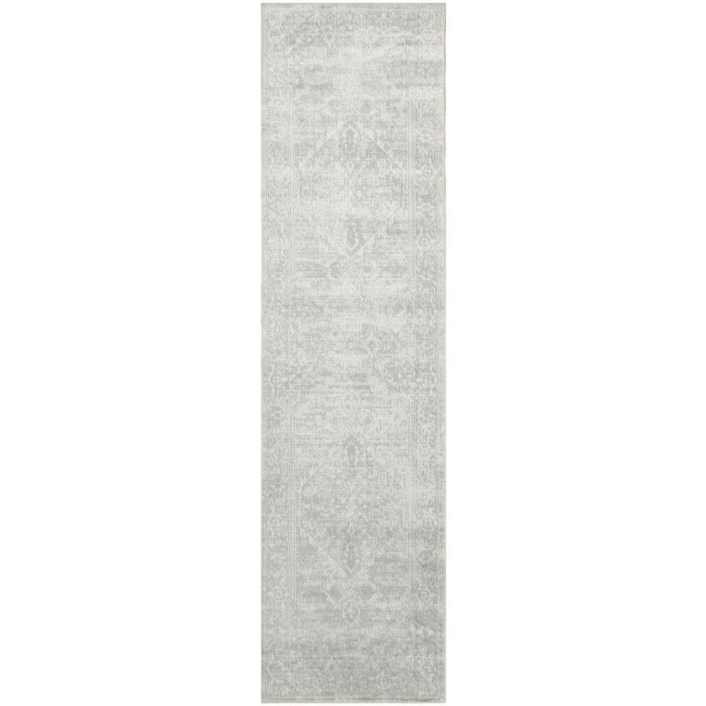 Astra Machine Washable Light Grey 2 ft. x 8 ft. Center medallion Traditional Runner Area Rug price history on PriceWatchPro