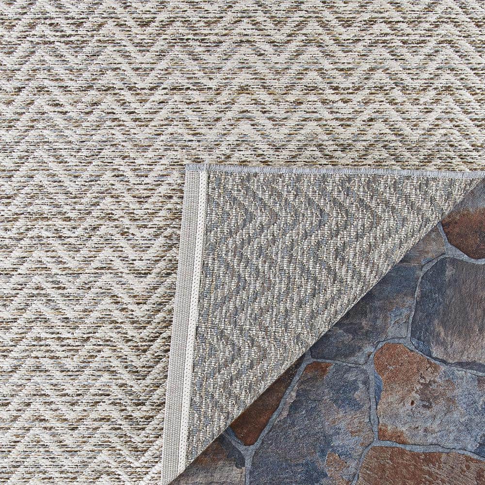 Ivory Elegance Indoor/Outdoor Flat Weave Area Rug, 2' x 3'7"