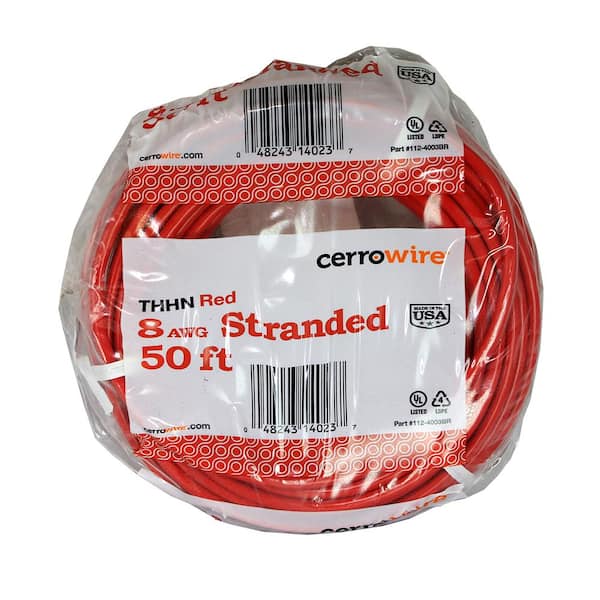 Southwire 56750045 Bell Wire 500 ft. 20/2 Solid Copper Red/White