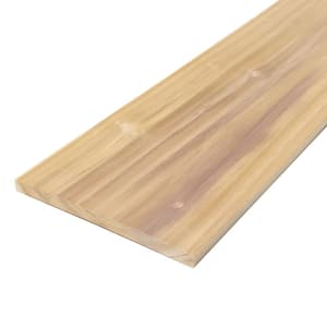 3/4 in. x 11-1/4 in. x Random Length Kiln Dried Poplar Decking Board