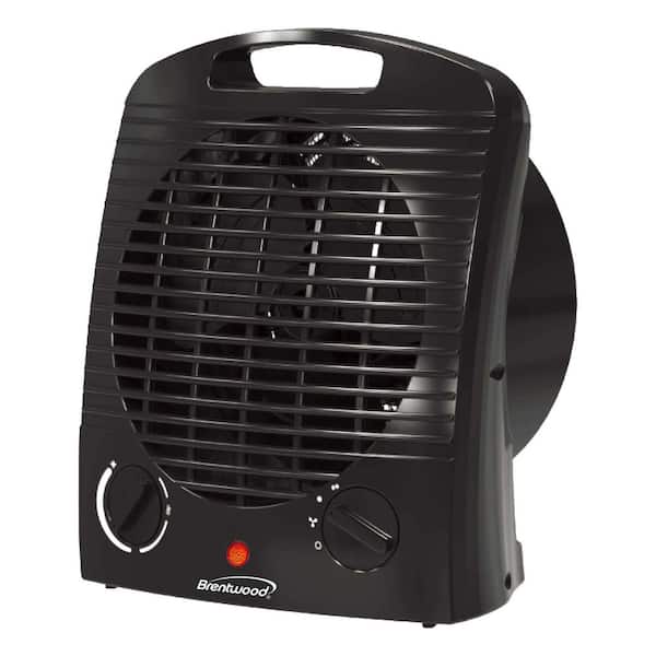 1,500-Watt Max Black Portable Electric Space Heater and Fan H-F306BK