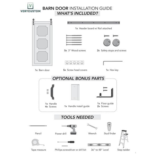 42 in. x 84 in. Mod Squad Bright White Wood Sliding Barn Door with Hardware Kit