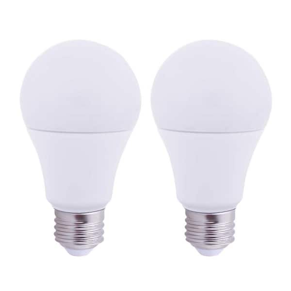 EcoSmart 40/60/100-Watt Equivalent A19 Energy Star 3-Way LED Light Bulb Daylight (2-Pack)