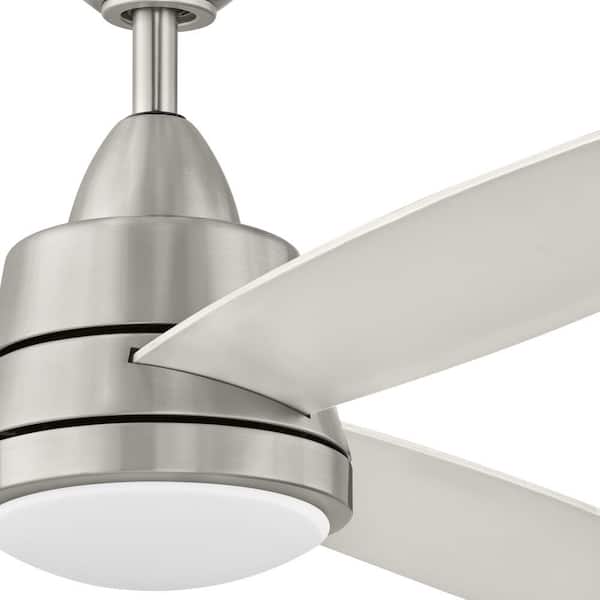 Hampton Bay Caprice 52 in. Integrated LED Indoor Brushed Hampton Bay Caprice 52 in. Integrated LED Indoor Brushed