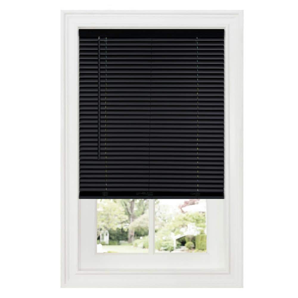 GII Deluxe Sundown Black Cordless Room Darkening Vinyl Mini Blinds with 1 in. Slats 34 in. W x 64 in. L price history on PriceWatchPro