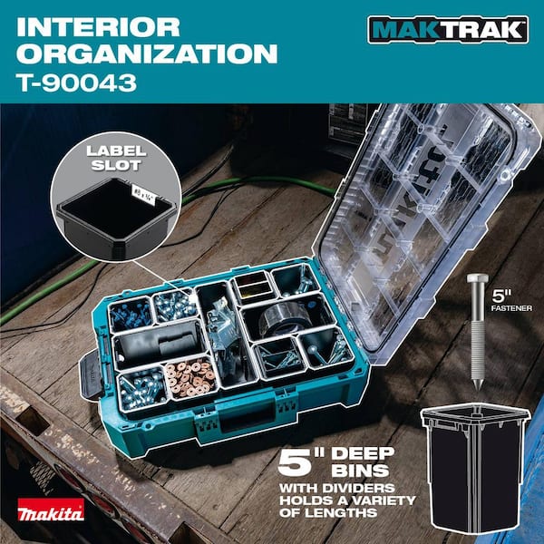 Makita - MAKTRAK Deep Medium Organizer