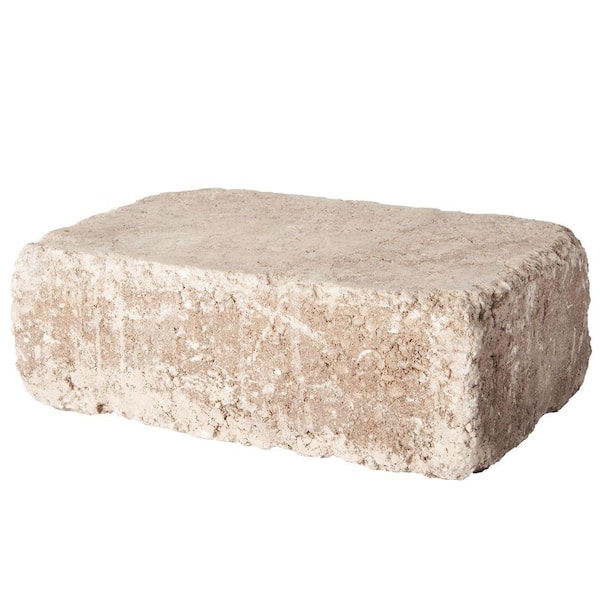 RumbleStone Large 3.5 in. x 10.5 in. x 7 in. Cafe Concrete Garden Wall Block (96 Pcs. / 24.5 sq. ft. / Pallet)