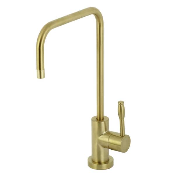 Kingston Brass Nustudio Single-Handle Beverage Faucet in Brushed Brass